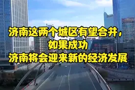 济南这两个城区有望合并，如果成功济南将会迎来新的经济发展视频封面