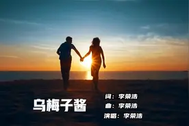 《乌梅子酱》完整版，火遍全网的一首歌，李荣浩作词、作曲、演唱视频封面