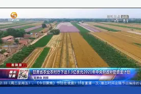 甘肃省农业农村厅下达3.3亿余元2021年中央财政补助资金计划视频封面