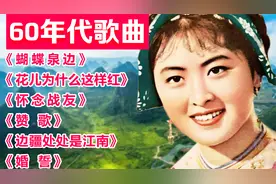 1960年代歌曲《蝴蝶泉边》《花儿为什么这样红》《怀念战友》等视频封面