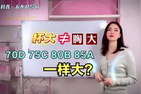 B罩杯竟然比D罩杯大？#内衣 #文胸 #壹珊说视频封面