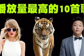 播放量最高的10首歌排行，江南style强势入榜，中文歌曲全军覆没视频封面