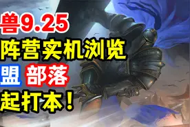 魔兽9.25跨阵营实机浏览：联盟部落可以一同打本交易视频封面