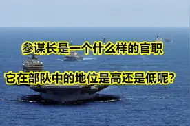 参谋长是一个什么样的官职，它在部队中的地位是高还是低呢？视频封面
