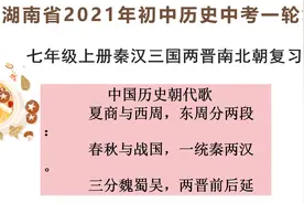 2022年中考历史一轮复习|第2讲 秦汉三国两晋南北朝（湖南）视频封面