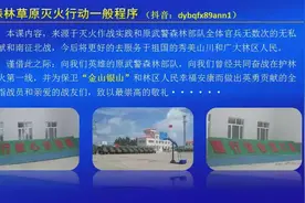 森林消防员培训教程二：森林草原灭火行动一般程序及灭火战法.mp4视频封面