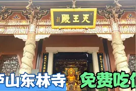 参观江西九江东林寺，不收门票免费吃斋饭住宿，游人义工如潮视频封面