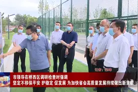 石家庄市领导在桥西区调研检查视频封面