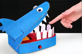 史莱姆DIY：鲨鱼牙齿玩具，爱护牙齿从我做起！快和家人一起挑战视频封面