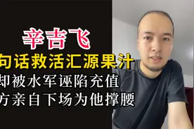 辛吉飞一句话救活汇源，却被水军诬陷充值，官方亲自下场为他撑腰视频封面
