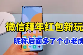 微信拜年红包升级了，不但增加了新玩法，昵称后面还多了个小老虎视频封面
