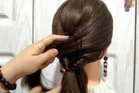 贵气减龄低盘发造型，儿女结婚妈妈们可以这样扎，发型有面子视频封面