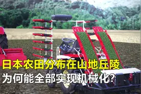 日本农田分布在山地丘陵，为何能实现机械化？原因值得我国借鉴！视频封面