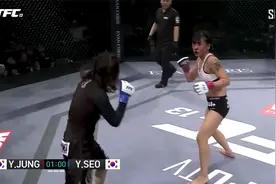 韩国女选手称重现场大打出手，擂台上却被打得鼻血直流，太丢人了视频封面