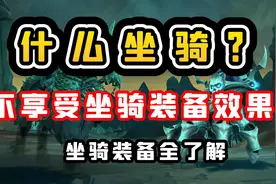 【老司机】魔兽中什么坐骑不能享受坐骑装备效果？坐骑装备全了解视频封面