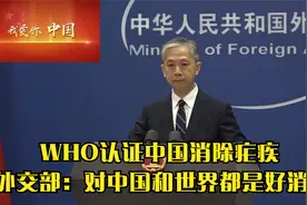WHO认证中国消除疟疾 外交部：对中国和世界都是好消息视频封面