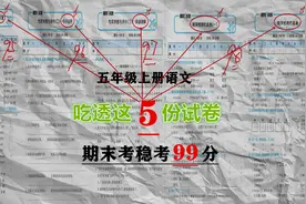 小学提分资料：吃透这5份期末复习资料，期末考至少99分视频封面