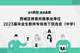 西城区教委所属事业单位2023届毕业生教师专场线下双选会精彩回眸视频封面