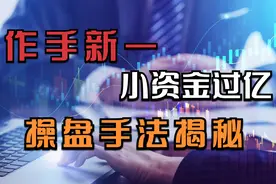 股市奇才，顶级游资作手新一，小资金过亿成长历程和操盘手法揭秘视频封面