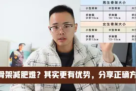 中老年人减肥，大骨架比小骨架更难？记住这3点，刷脂很简单