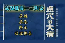 尿频、尿急、祛湿排毒就按三阴交视频封面