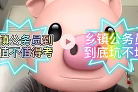 乡镇公务员到底值不值得考视频封面