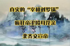 真实的“宰相刘罗锅”_癫狂帝王殴母淫亲——北齐文宣帝视频封面