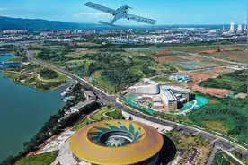 航拍东成都：淮州新区之，杨溪湖湿地公园视频封面