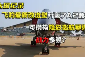 飞豹最新改进型歼轰7A2登场，可携带隐形巡航导弹，战力多强？视频封面