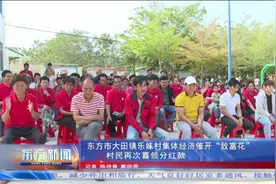 东方市大田镇乐妹村集体经济催开“致富花”  村民再次喜领分红款视频封面