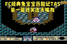 毁童年：FC兔宝宝历险记TAS表演终于是选旋风大嘴狗作战全程天秀视频封面