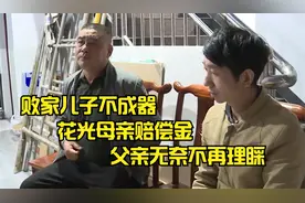 败家儿子不成器，花光母亲赔偿金，父亲无奈不再理睬视频封面