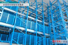 浙江森田新材料多层四向穿梭车密集库解决方案视频封面