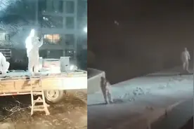 风冷天寒人心暖！北京初雪夜，昌平封闭小区内大合唱《海阔天空》视频封面