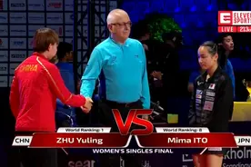 2018瑞典乒乓球 朱雨玲 vs 伊藤美诚