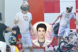 王力宏一家五口出游，全程包揽体力活超体贴，小儿子正面首曝光视频封面