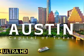 【4K航拍】奥斯汀 美国得克萨斯州首府 Austin, Texas 🇺🇸视频封面