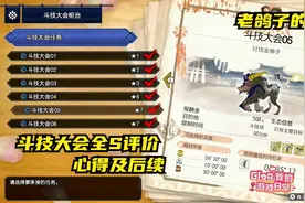 老鸽子的Glog:怪物猎人RISE 斗技大会全S心得及后续视频封面