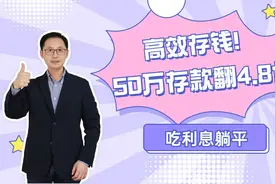 高效存钱！50万存款翻4.8倍，吃利息躺平视频封面