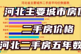 河北省主要城市二手房平均价数据表 河北房价几乎全破万 太吓人！视频封面