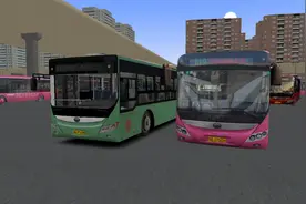 【巴士模拟2】驾驶青虫涂装的模载VF18行驶在郑州早期B19路视频封面
