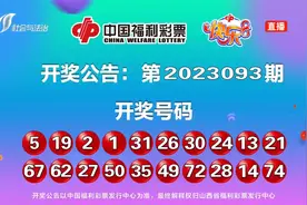 中国福利彩票开奖公告视频封面