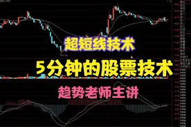 5分钟操作技术，重点在于是短线，核心是还是要做的短视频封面