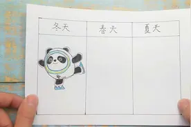 给吉祥物冰墩墩手绘春夏季节卡通画，三款有趣对比一下差距真大！视频封面