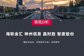 海联金汇 神州信息 赢时胜 智度股份，数字货币客观分析视频封面