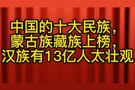 中国的十大民族，蒙古族藏族上榜，汉族有13亿人太壮观视频封面