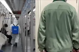 河南59岁地铁保洁大爷每天背1000斤消毒水，凌晨1点下班:为群众值视频封面