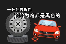 一分钟告诉你轮胎为啥都是黑色的视频封面
