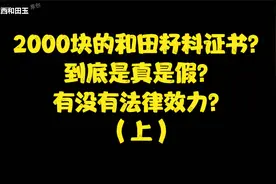 传说中【两千块】【有法律效力】的【籽料证书】验证（上）视频封面