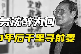 特务沈醉30年后千里寻前妻，相见后失魂落魄，现妻：终于死心了视频封面